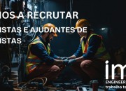 Eletricistas e Ajudantes de Eletricistas (M/F)