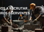 Pedreiros e Serventes (M/F)